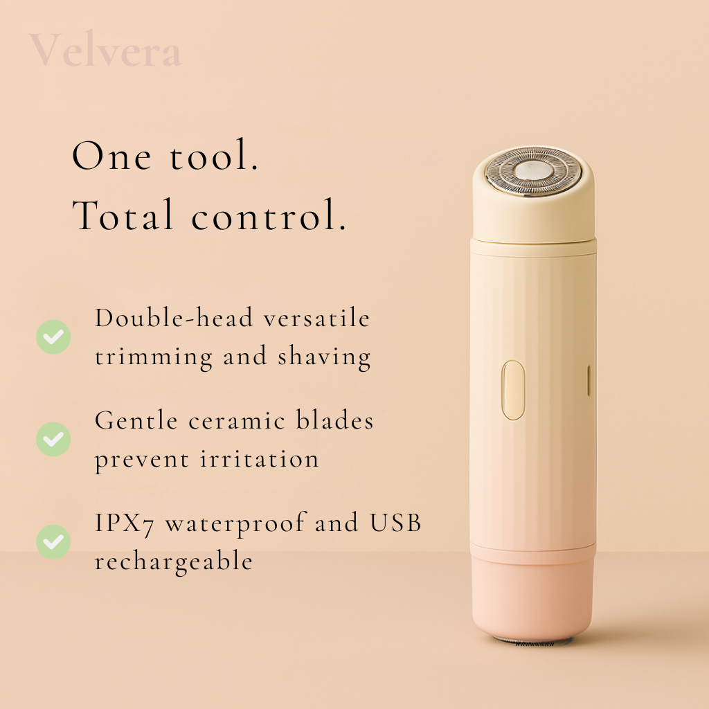 Velvera 2-in-1 Waterproof Electric Shaver