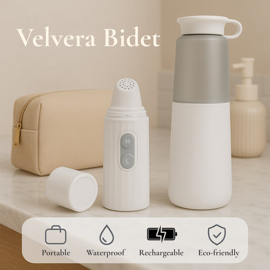 Stay Fresh Anywhere - The Velvera Bidet
